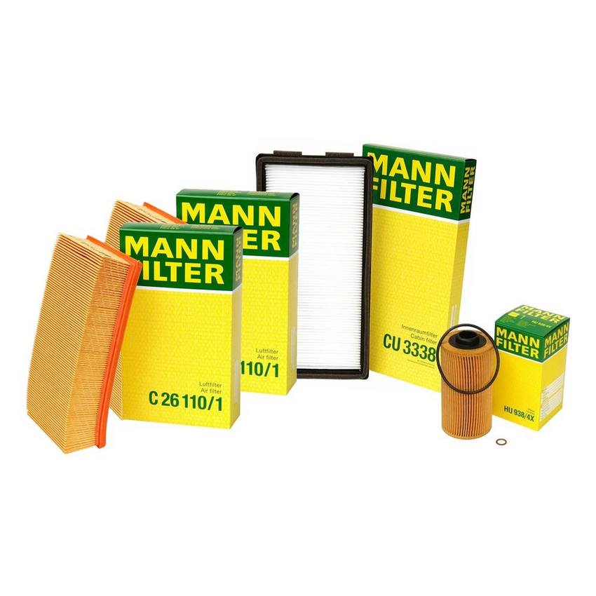 BMW Filter Service Kit 64311390836 - MANN-FILTER 3725076KIT